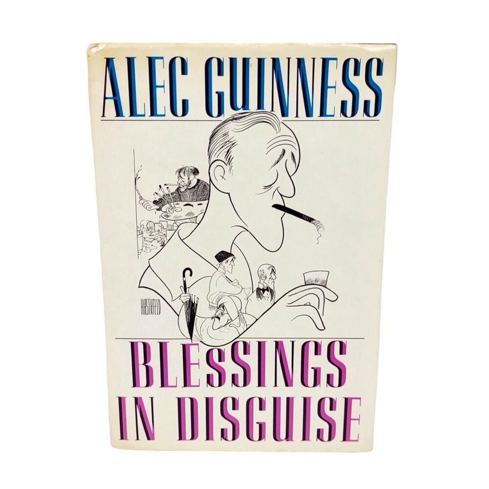 1986 Alec Guinness BLESSINGS IN DISGUISE Hard Cover 1st Edition 3rd Printing